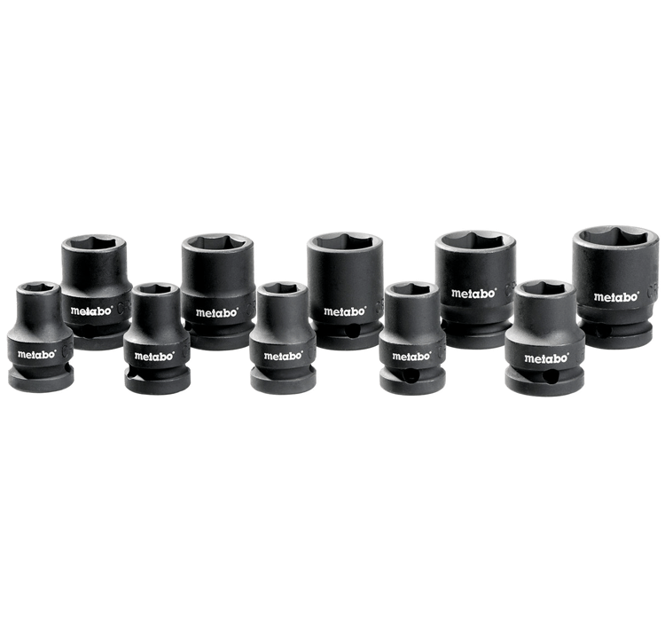 Metabo Impact Socket Wrench Set 1/2" Dr
