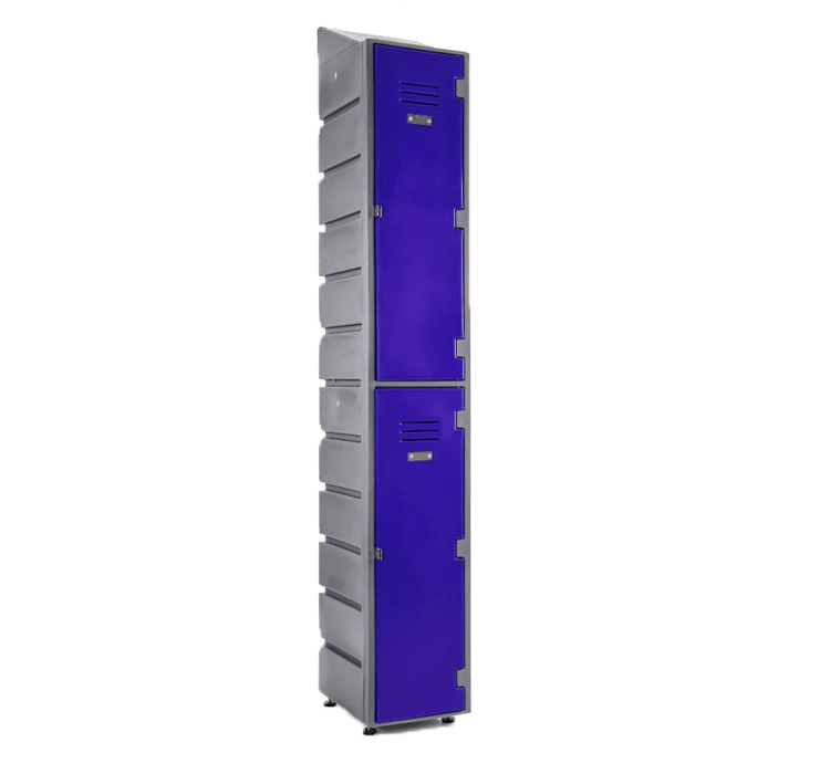Slant Top Solid Plastic Lockers 1 Slant Top Solid Plastic Lockers