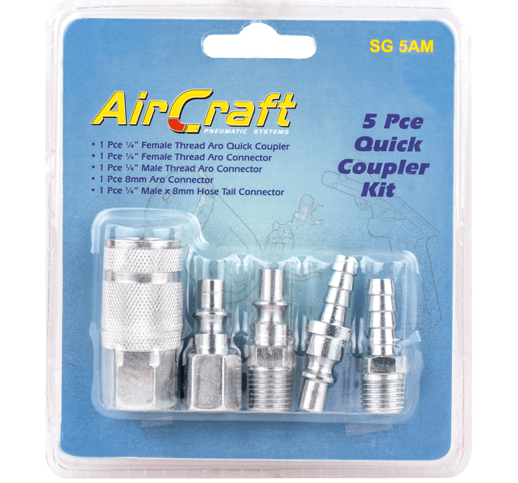 Quick Coupler Set - 5 Pce