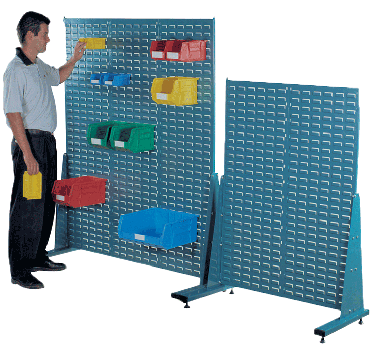 Single Sided - Free Standing Louvre Panel