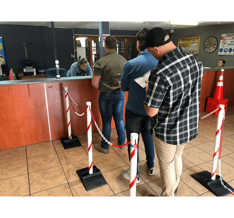 Chain Link Post & Base