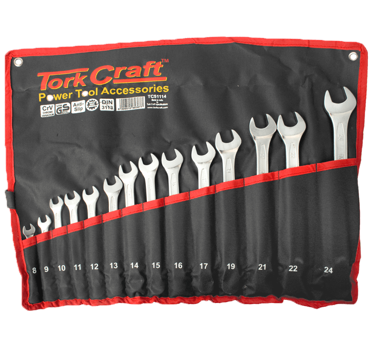 Combination Spanner Set - 14Pce 1 Combination Spanner Set - 14Pce