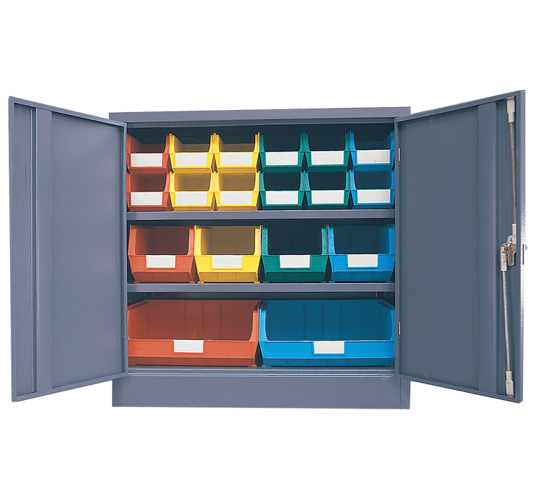 Linbin ® Storage Bin Half Size Cabinet Kit 2