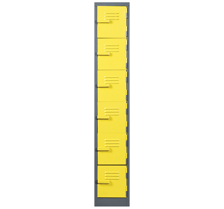 Six Tier Lockers