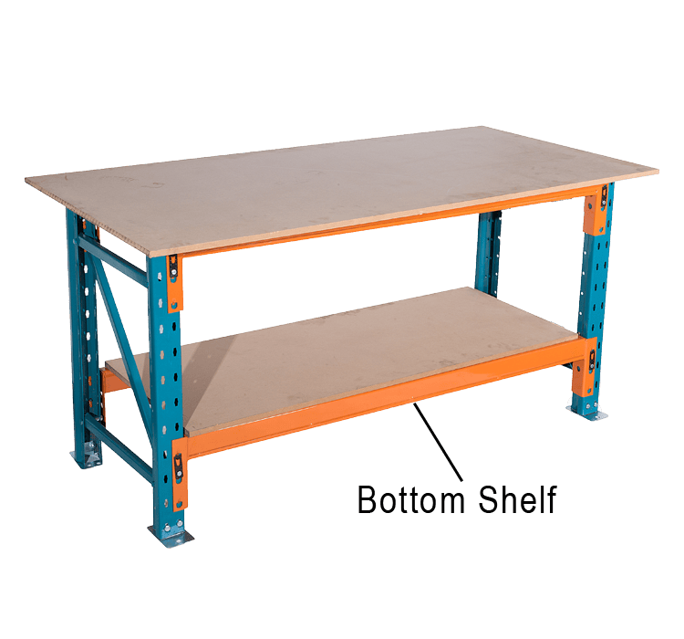 Heavy Duty Bench - Bottom Shelf Only