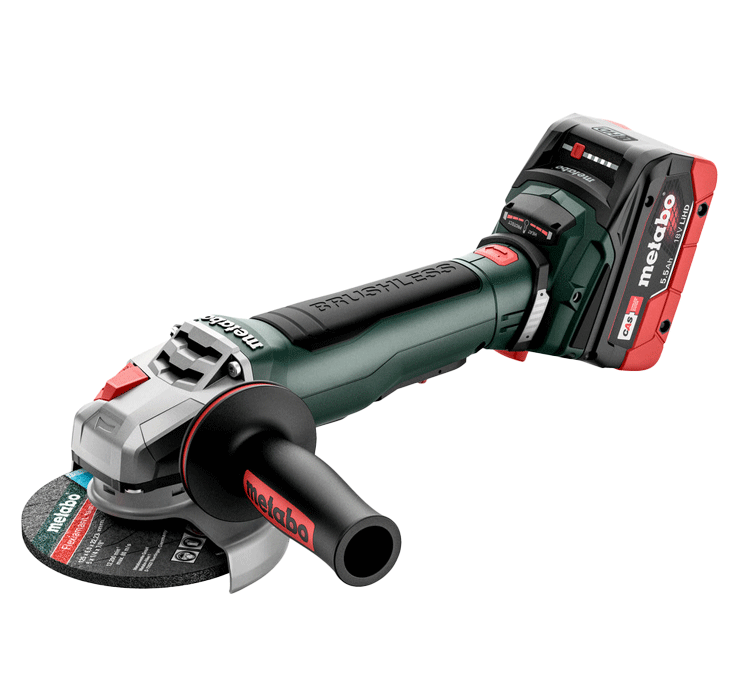 Metabo WPB 18 LT BL 11 - 125 Q Cordless Angle Grinder
