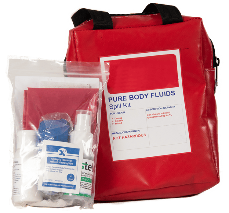 Pure Body Fluids Small PVC Bag Spill Kit