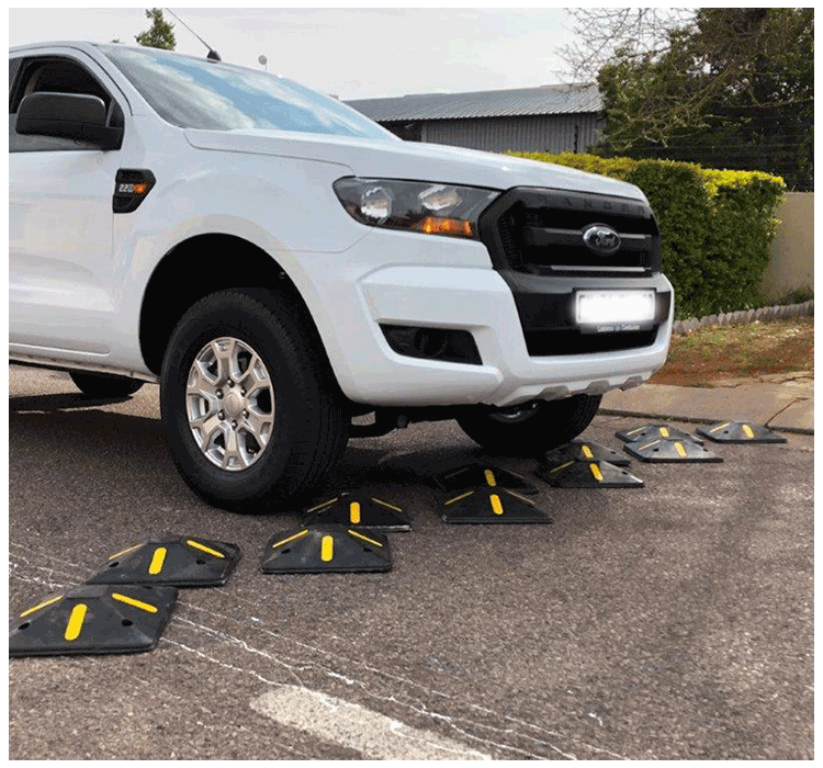 Square Rubber Speed Bump