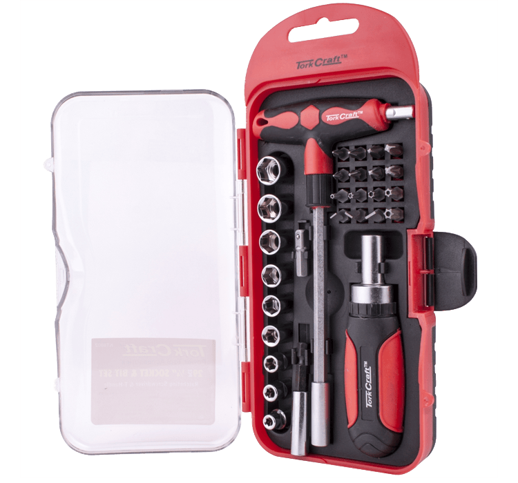 Ratcheting Screwdriver & T-Handle Tool Set