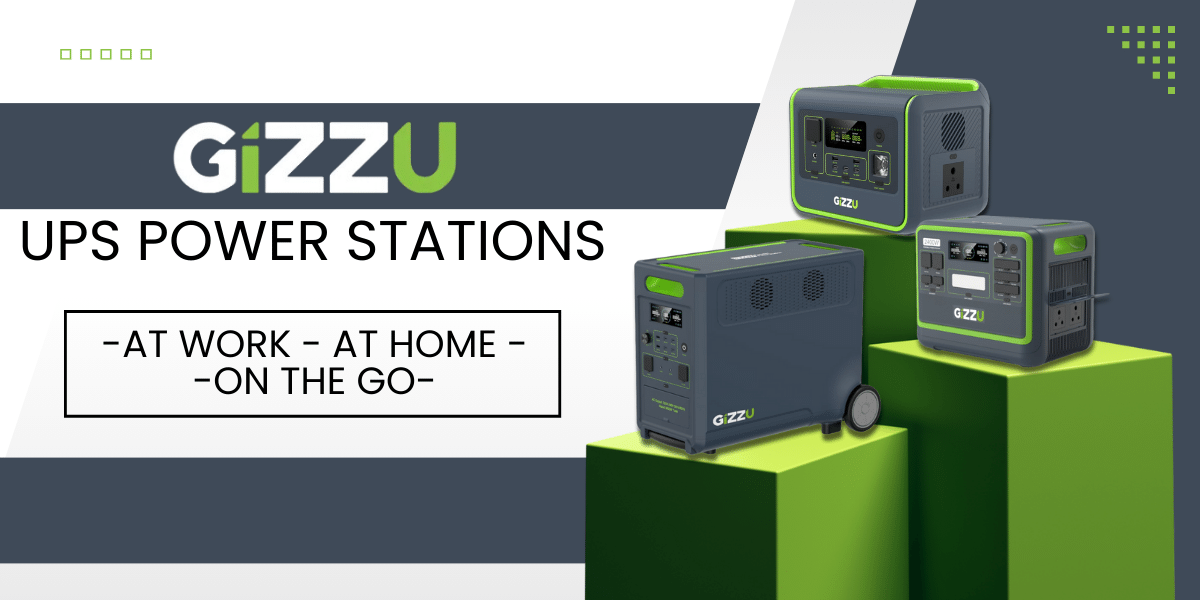 GIZZU UPS Power Stations Load Shedding Solutions.