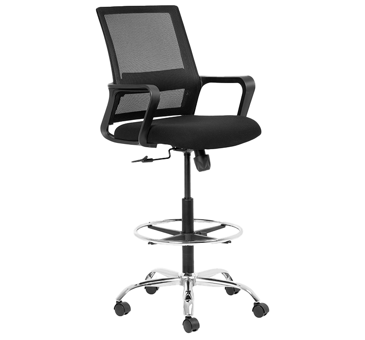 Chrome Cindy Draughtsman Chair